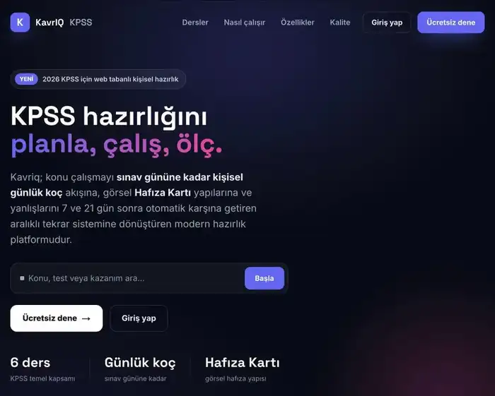 KavrIQ home page